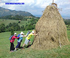 Hiking in Carpathians mountains, Family trekking holiday in Romanian mountains.