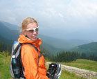 Hiking in Transylvanian alps